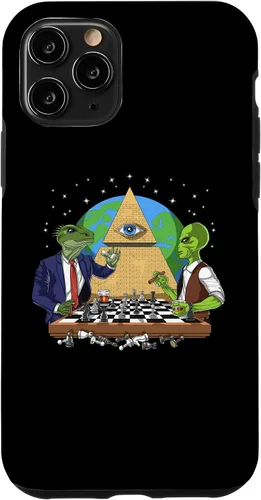 Vista 28 de Funda para iPhone 14 Pro Alien Illuminati Conspiracy Theory All Seeing Eye Aliens