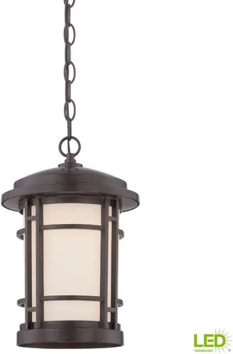 Vista 2 de Designers Fountain LED22434-BNB Barrister - Linterna colgante LED de 9 pulgadas