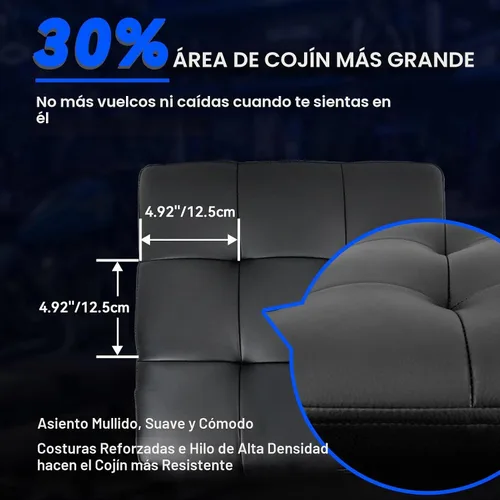 Vista 6 de Rolling Creeper - Asiento de garaje para hombres, taburete mecánico acolchado con bandeja de herramientas de almacenamiento para garaje, taburete