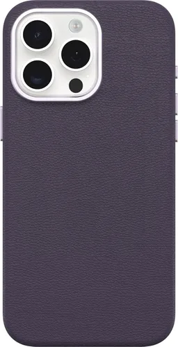 Vista 13 de OtterBox Funda protectora de piel para iPhone 15 Symmetry Series Cactus para MagSafe, color negro ASH (negro), delgada, premium, funda protectora