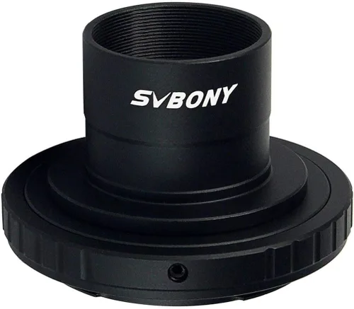 Vista 8 de SVBONY Adaptador de foto para telescopio, adaptador T y adaptador de anillo T T2 de 1.25 pulgadas, accesorio para telescopio compatible con cámara