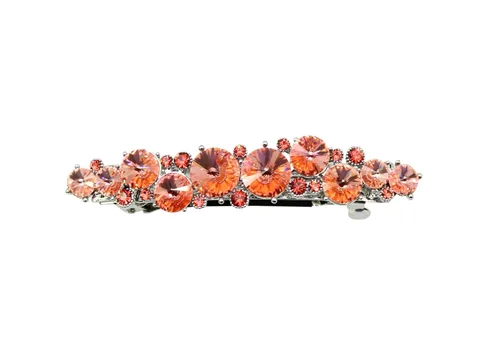 Vista 19 de Faship AB Premium Rhinestone Crystal Floral Pequeño Pasador De Pelo Clip
