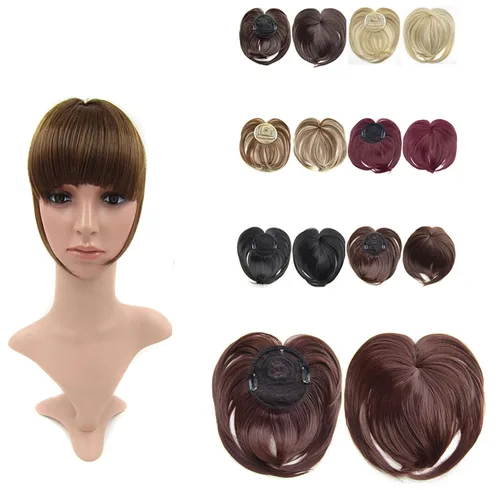 Vista 2 de Faringoto Extensiones de cabello con clip para mujer, color blanco amarillento