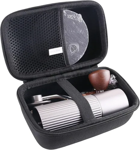 Vista 2 de Estuche de transporte rígido de EVA compatible con Timemmore Chestnut C2/C3 caja de almacenamiento manual para molinillo de café.