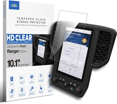 Vista 9 de Protector de pantalla de vidrio templado para Ford Ranger XLT/LARIAT Sync3 2019, 2020, 2021, 2021, 2022, 2023, pantalla táctil de 8 pulgadas [9H]