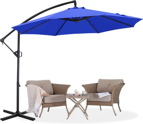 Vista 30 de ABCCANOPY Sombrillas voladizas prémium de 9 pies para patio