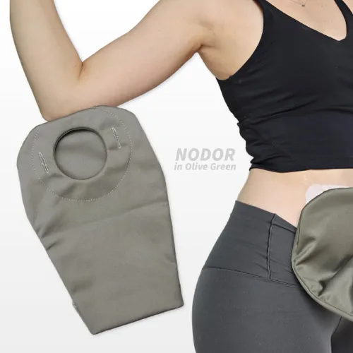 Vista 7 de NODOR - Fundas para bolsas de ostomía que reducen el olor, absorben la humedad, tela fresca, se adaptan a todos los tamaños de ostomía, protección