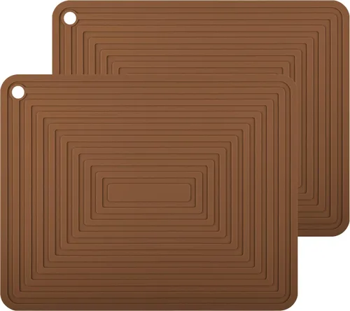Vista 11 de Salvamanteles de silicona para platos calientes, ollas y sartenes, almohadillas calientes para cocina, soportes redondos de silicona para ollas