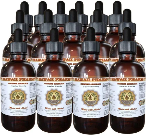 Vista 8 de Hawaii Pharm Angélica china (Angelica Sinensis) Extracto líquido 2 oz