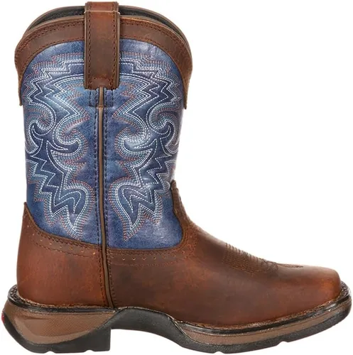 Vista 4 de Durango DWBT052 Western Botas para niños, Marrón oscuro