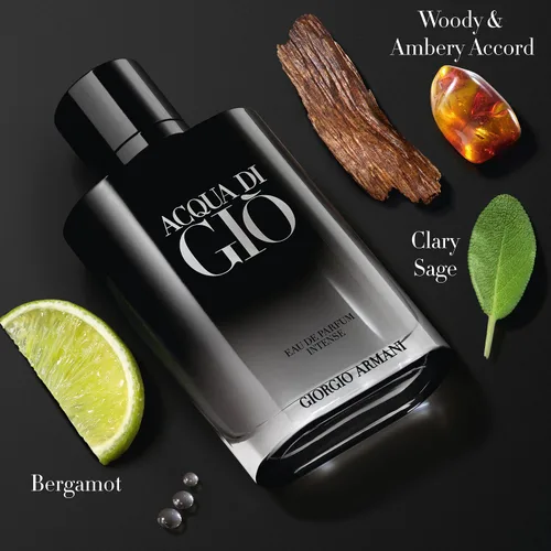 Vista 2 de Armani Beauty - Acqua di Giò - Eau de Parfum Intense - Cologne for Men - Woody Fruity Fresh Men’s Fragrance - With Bergamot, Acquatic Accord, Woody