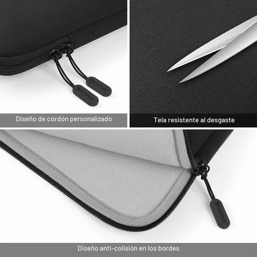 Vista 3 de ARVOK - Funda protectora duradera para computadora portátil de 15 pulgadas