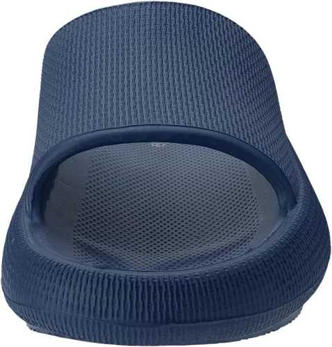 Vista 3 de Joomra - Sandalias acolchadas tipo pantuflas para mujeres y hombres, antideslizantes, de secado rápido, sandalias para baño, con suela gruesa