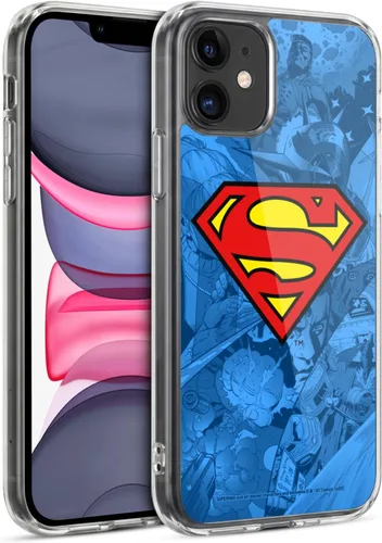 Vista 105 de Head Case Designs Funda de gel con licencia oficial de Superman DC Comics Collage Comicbook Art [protección de grado militar] compatible con Apple