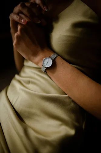 Vista 7 de Daniel Wellington Reloj Pequeño Plata Acero Inoxidable (316L)