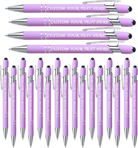 Vista 88 de VectWaby - Bolígrafos personalizados a granel, bolígrafo grabado con nombre, logotipo, lápiz capacitivo para pantallas táctiles, a granel