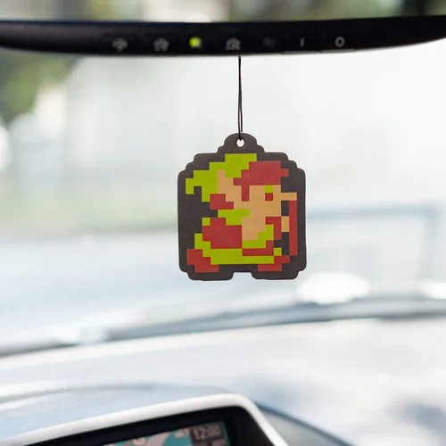 Vista 5 de Zelda - Ambientador Pixelized Link Accesorios con licencia Nintendo Accesorio perfecto para automóvil, hogar, oficina Aroma de pino
