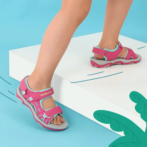 Vista 5 de DREAM PAIRS Sandalias deportivas de verano para niños y niñas (niños pequeñosniñosgrandes)
