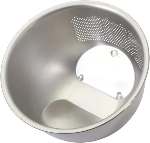 Vista 2 de Pearl Metal HB-6765 - Afilador de arroz, colador, escurridor, 3 vías, apto para lavavajillas, acero inoxidable 18-8, fabricado en Japón, fabricado