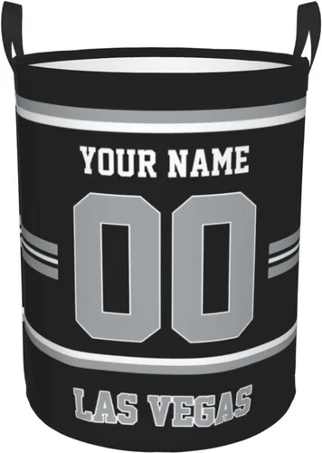Vista 37 de Cesta de lavandería personalizada de Arizona, cesta de lavandería personalizada con nombre y número, cesta de almacenamiento plegable