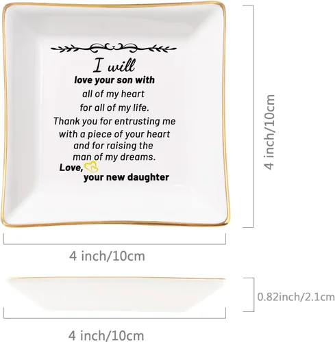 Vista 5 de Spegiffu Regalos para la madre del novio de la novia, regalo de boda para suegra, cumpleaños, Navidad, Día de la Madre, Gracias por criar al hombre