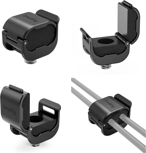 Vista 9 de SmallRig Abrazadera de cámara (4 piezas) para cable HDMI/SDI/Micrófono, Soporte de montaje de bloqueo de cable de cámara DSLR 0.079-0.276 in