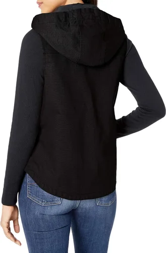 Vista 2 de Carhartt Chaleco con capucha de pato lavado para mujer