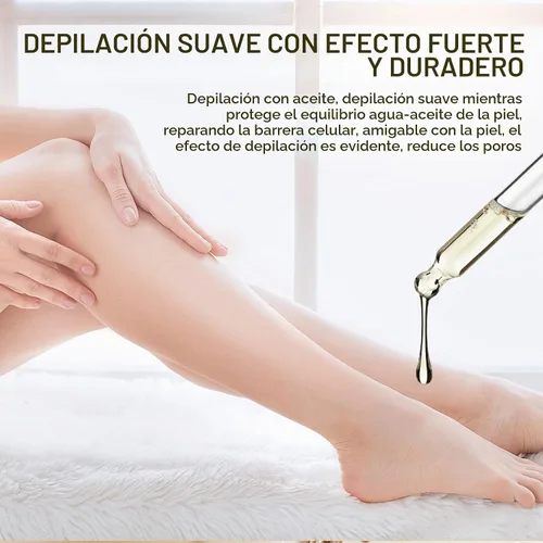 Vista 6 de Aceite Cyperus Rotundus para depilación: reduce el crecimiento no deseado del cabello, ralentiza el nuevo crecimiento, calma la piel y encoge