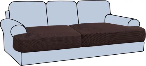 Vista 47 de H.VERSAILTEX Funda elástica para sillón con cojín en forma de T, fundas de cojín en T para sillón y sofá de sala de estar, funda para sofá, funda