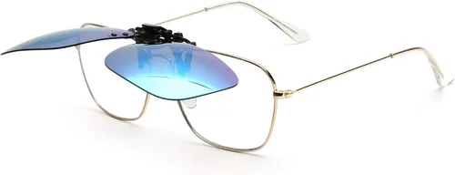 Vista 3 de JM - Gafas de sol polarizadas con clip sin marco para gafas graduadas