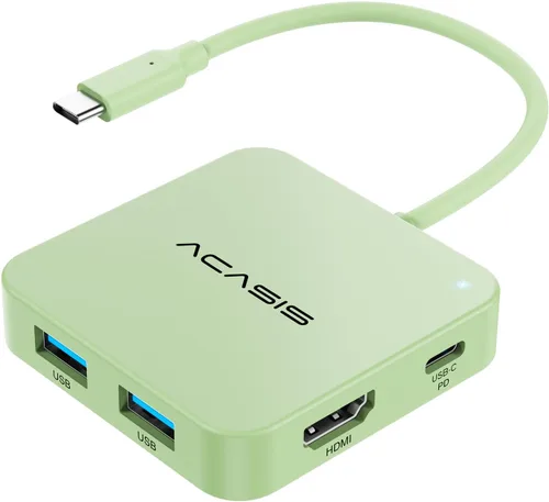 Vista 9 de ACASIS USB C Hub 10Gbps, USB C a 4K 60Hz Adaptador HDMI para Laptop/MacBook Negro