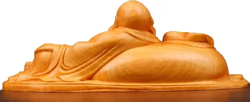 Vista 4 de Estatua de Buda riendo de Feng Shui, esculturas de Buda feliz para buena suerte, riqueza y felicidad, decoración del hogar, regalos de felicitación