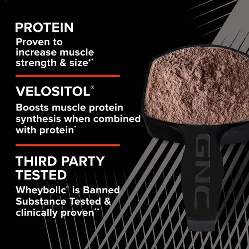 Vista 7 de GNC AMP Wheybolic - Caramelo de Coco (25 Porciones)