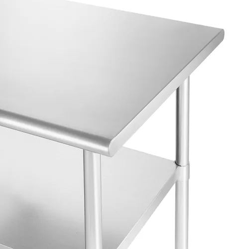 Vista 3 de GRIDMANN Mesa de trabajo de acero inoxidable de 12 x 24 pulgadas, mesa de preparación de cocina comercial NSF con estante inferior para restaurante
