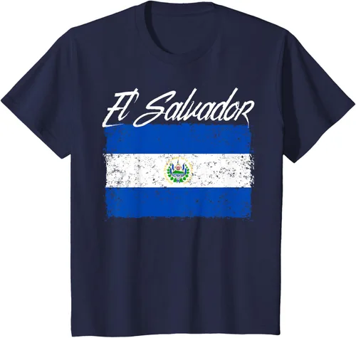 Vista 86 de Camiseta Salvadoreña Bandera El Salvador