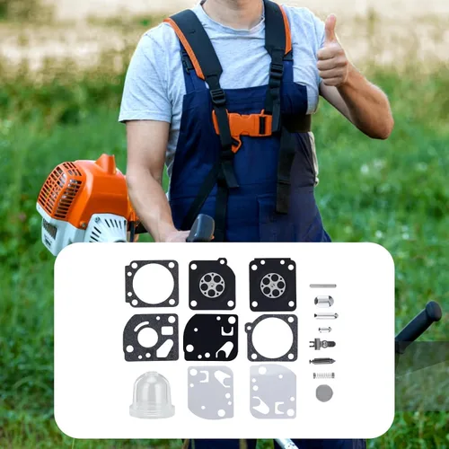 Vista 5 de HIPA RB-29 juego de repuestos para carburador, diafragma de juntas para podadora/sopladora ZAMA Ryobi Homelite