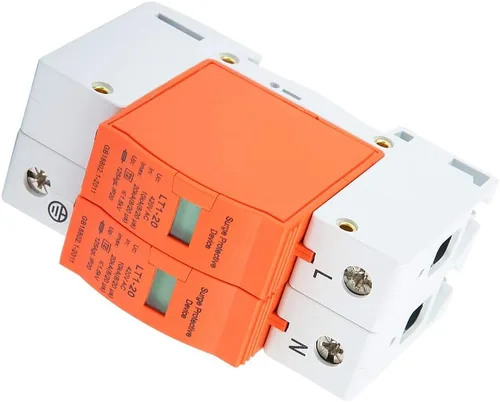 Vista 8 de 2 Polo 1 Pieza Dispositivo DIN Rail Montaje Protector Dispositivo de Baja Tensión 10-20KA 420V Electrónico