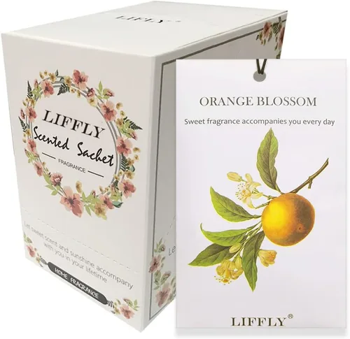 Vista 13 de Paquete de 14 bolsas perfumadas para cajones y armarios, caja de regalo de 14 aromas