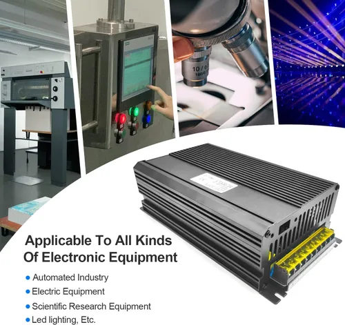 Vista 3 de Fuente de alimentación conmutada de 1500 W AC-DC SMPS Salida 12V 100A Adaptador PSU AC-DC Convertidor de transformador industrial de 12 voltios