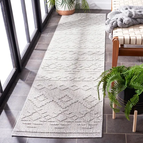 Vista 12 de SAFAVIEH Global Collection - Alfombra de pasillo, 2 pies 2 pulgadas x 8 pies, diseño beige y beige oscuro, no desprende pelusa y de fácil cuidado