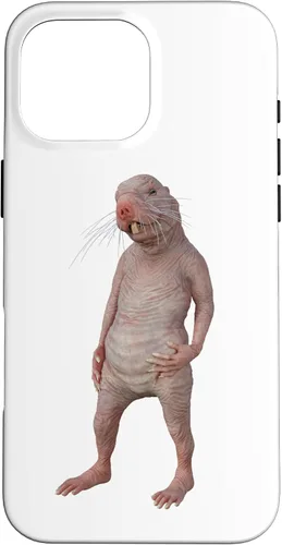 Vista 19 de Carcasa para iPhone 16 Live Weird Funny Naked Mole Rat Strange Animal Case