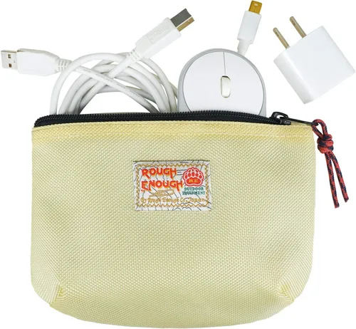 Vista 9 de Rough Enough - Bolsa de almacenamiento tecnológico pequeña EDC Organizador de cables de viaje Holds Chargers, Cords, Hard Drives, Earbuds, 1680D