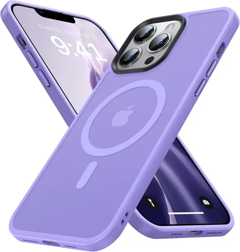 Vista 13 de Funda magnética fuerte para iPhone 13 Pro Max [compatible con Magsafe] [protección contra caídas de grado militar] Funda protectora a prueba