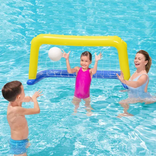 Vista 4 de Bestway Juego Flotante Porteria Hinchable 142x76 cm +3 Años Piscina 52123