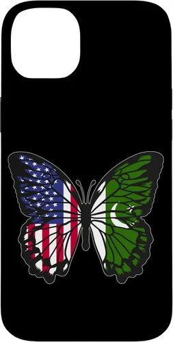 Vista 15 de Pakistani Roots USA Pakistan Mix Butterfly Pakistan Heritage Case for iPhone 17