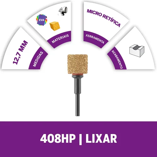 Vista 2 de Dremel 408HP Max Life 60 Grit Carburo Lijado Tambor/Agujero Sierra Bit