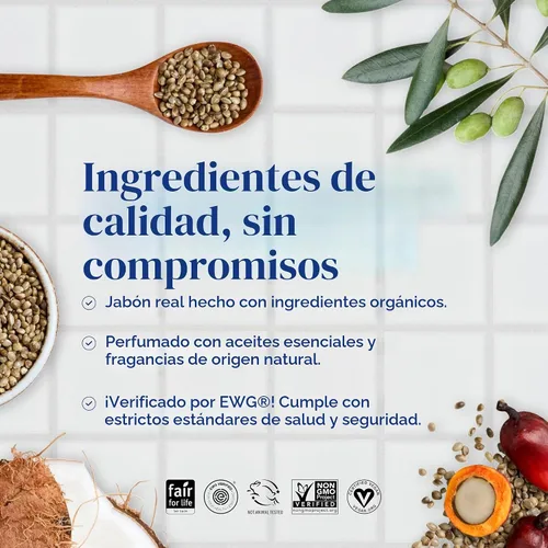 Vista 2 de Dr. Bronner Jabón líquido puro de Castilla (16 oz, para bebé, sin perfume)