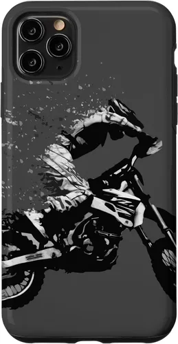 Vista 13 de Motocross Jumping Dirt Bike Rider Vintage Enduro Case for iPhone 17