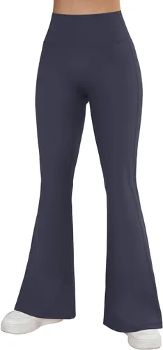 Vista 3 de SUUKSESS Leggings acampanados para mujer, pantalones de yoga de cintura alta con corte de bota y levantamiento de glúteos