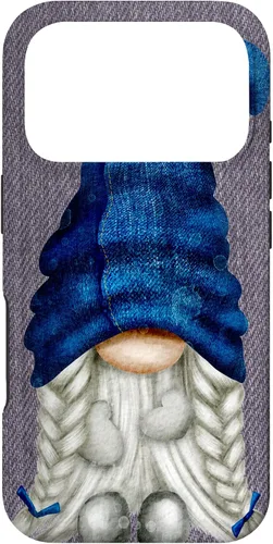 Vista 29 de Funny Gnome Girl with Blue Jeans for Women Cute Denim Case for iPhone 17